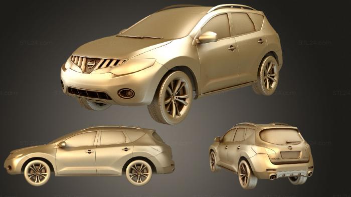 Автомобили и транспорт (Nissan Murano 2010, CARS_2763) 3D модель для ЧПУ станка